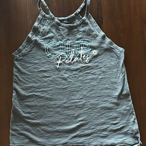 Club Pilates Gray Tank Top